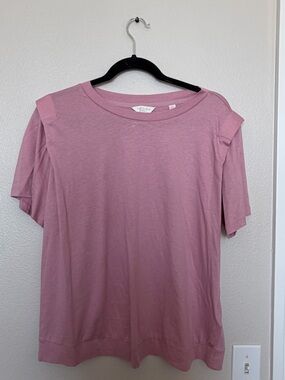 Ted Baker Dusty Rose Short Sleeve Crewneck Tee